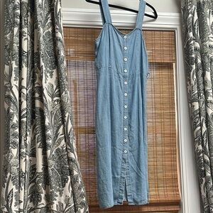 RAILS Denim Blue Button-Down Dress sz Large